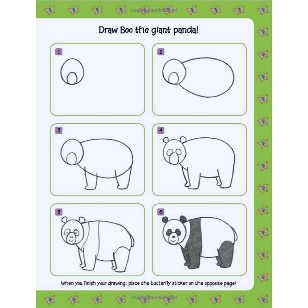 Walter Foster Jr Watch Me Draw Book Zoo