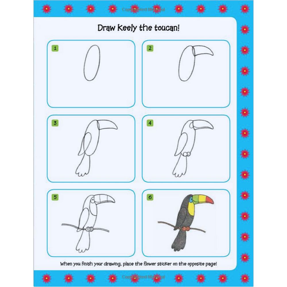 Walter Foster Jr Watch Me Draw Book Zoo