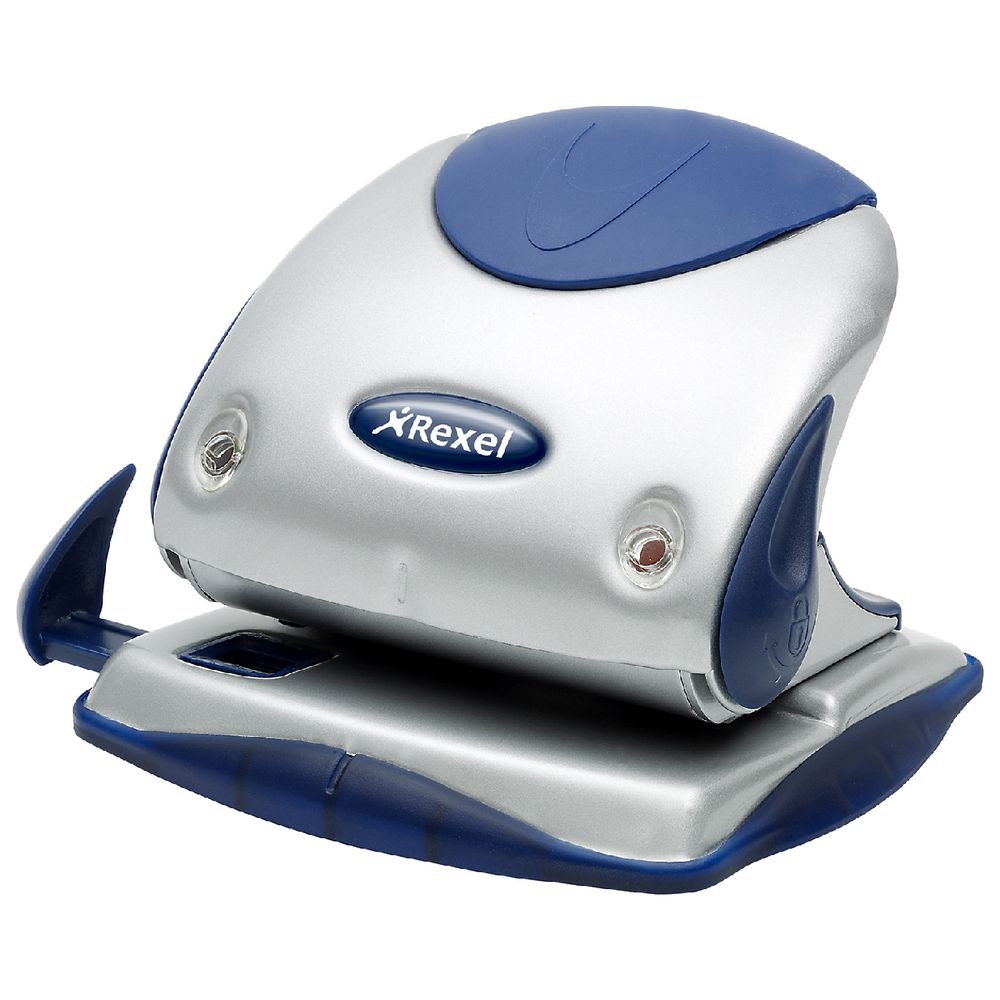 Дырокол rexel p225 premium средний на 25л, серебр/черн, 2100744 (ассо brands,США) (5028252116312)