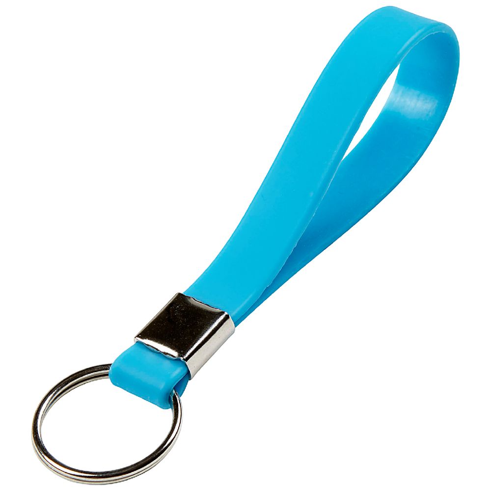 Rexel Silicon Band Key Ring Blue