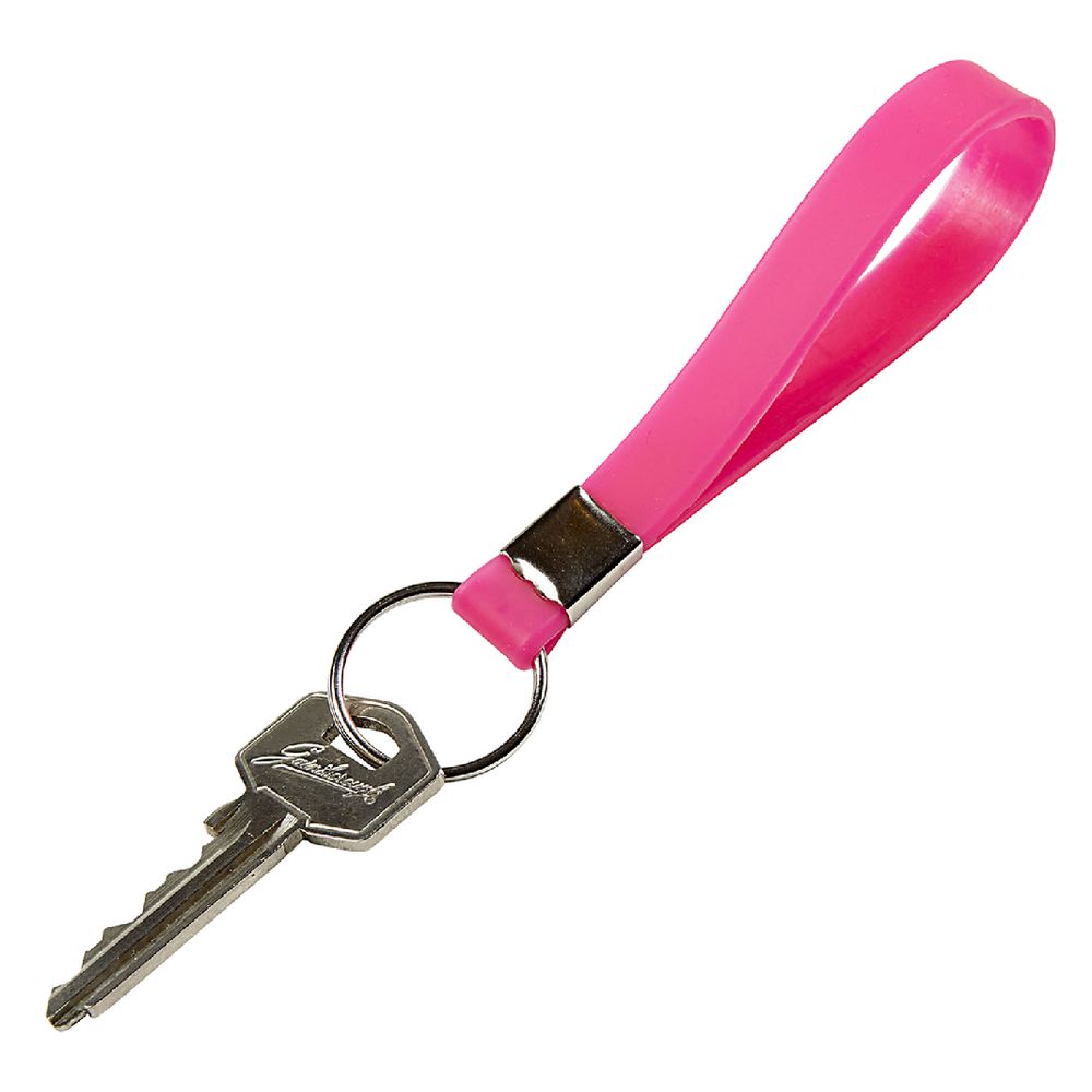 Rexel Silicon Band Key Ring Pink