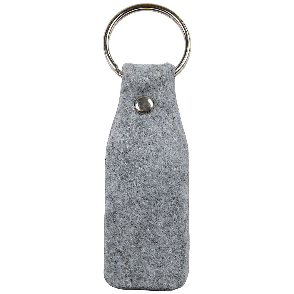 Rexel Felt Key Ring Light Grey