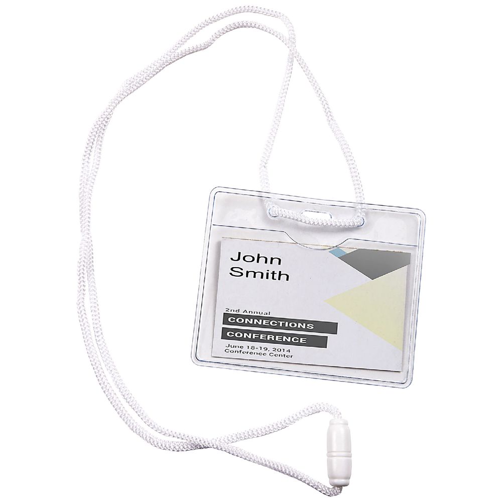 Rexel Card Holder with Lanyard 10 Pack