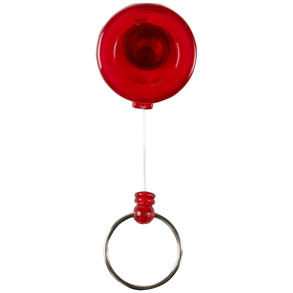 Rexel Mini Retractable Key Holder Red