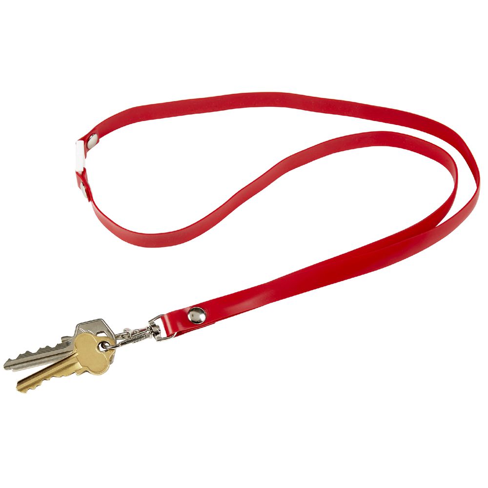Rexel Silicone Breakaway Lanyard Red