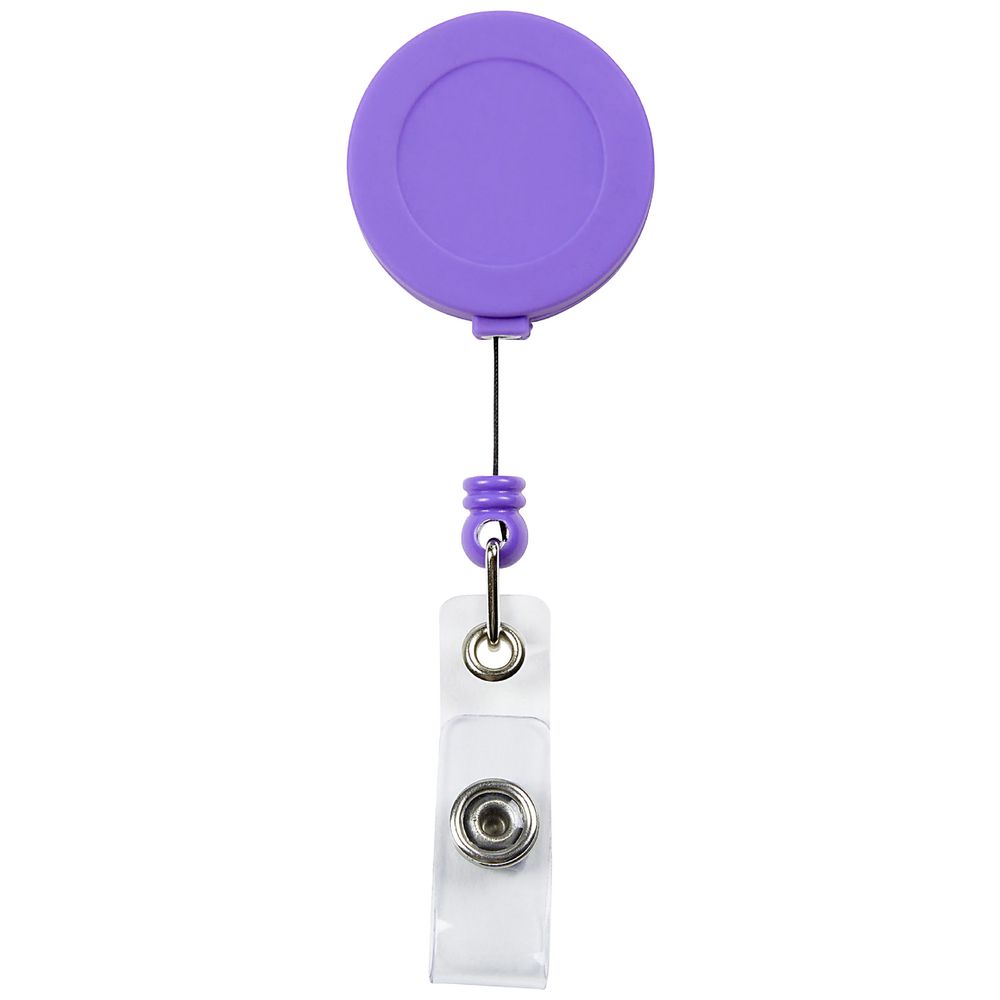 Rexel Silicone Badge Reel Purple