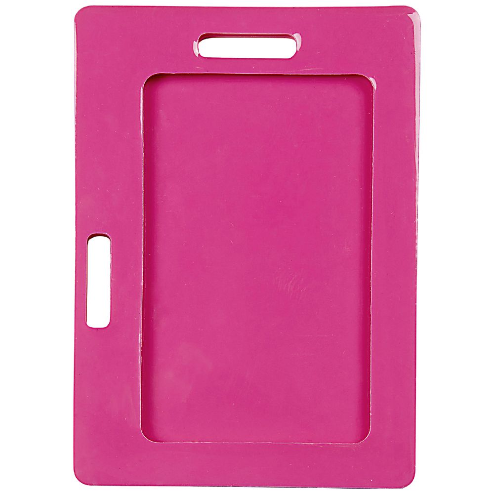 Rexel Silicone Card Holder Portrait and Landscape Pink