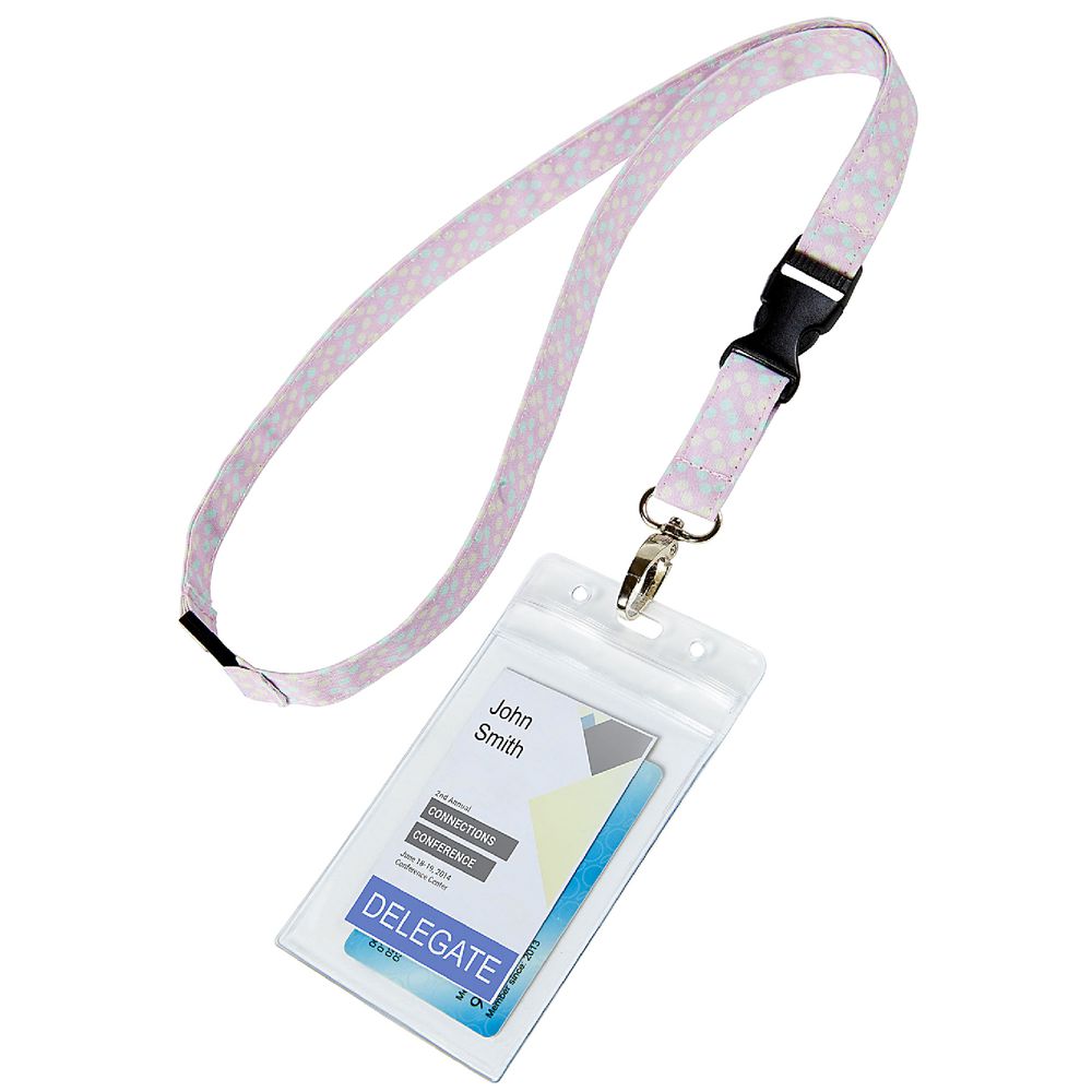 Rexel Canvas Breakaway Lanyard Sprinkles