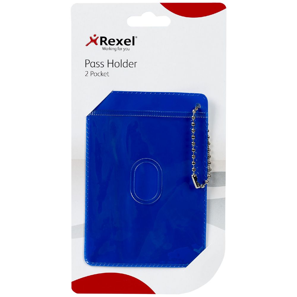 Rexel 2 Pocket Pass Holder