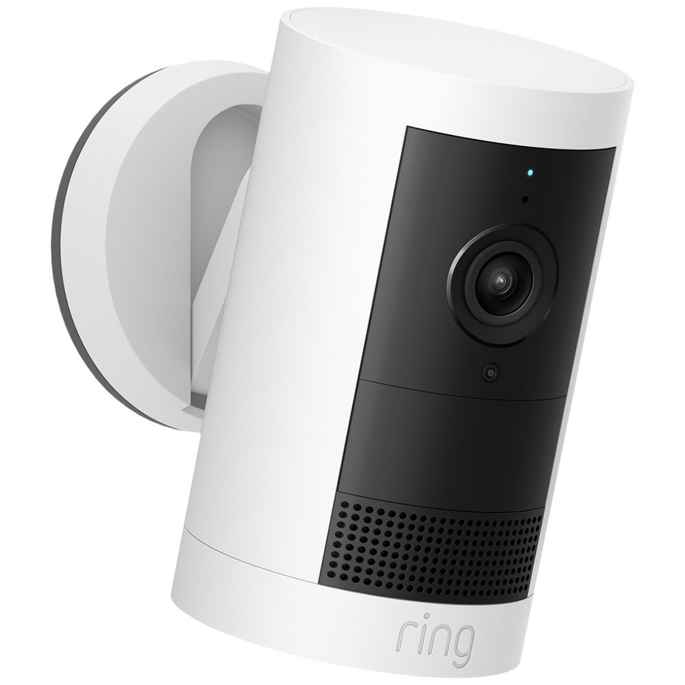 Ring 2K Outdoor Camera Plus Battery White Officeworks