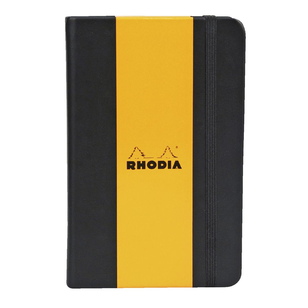 Rhodia Webbie A6 Plain Notebook Black