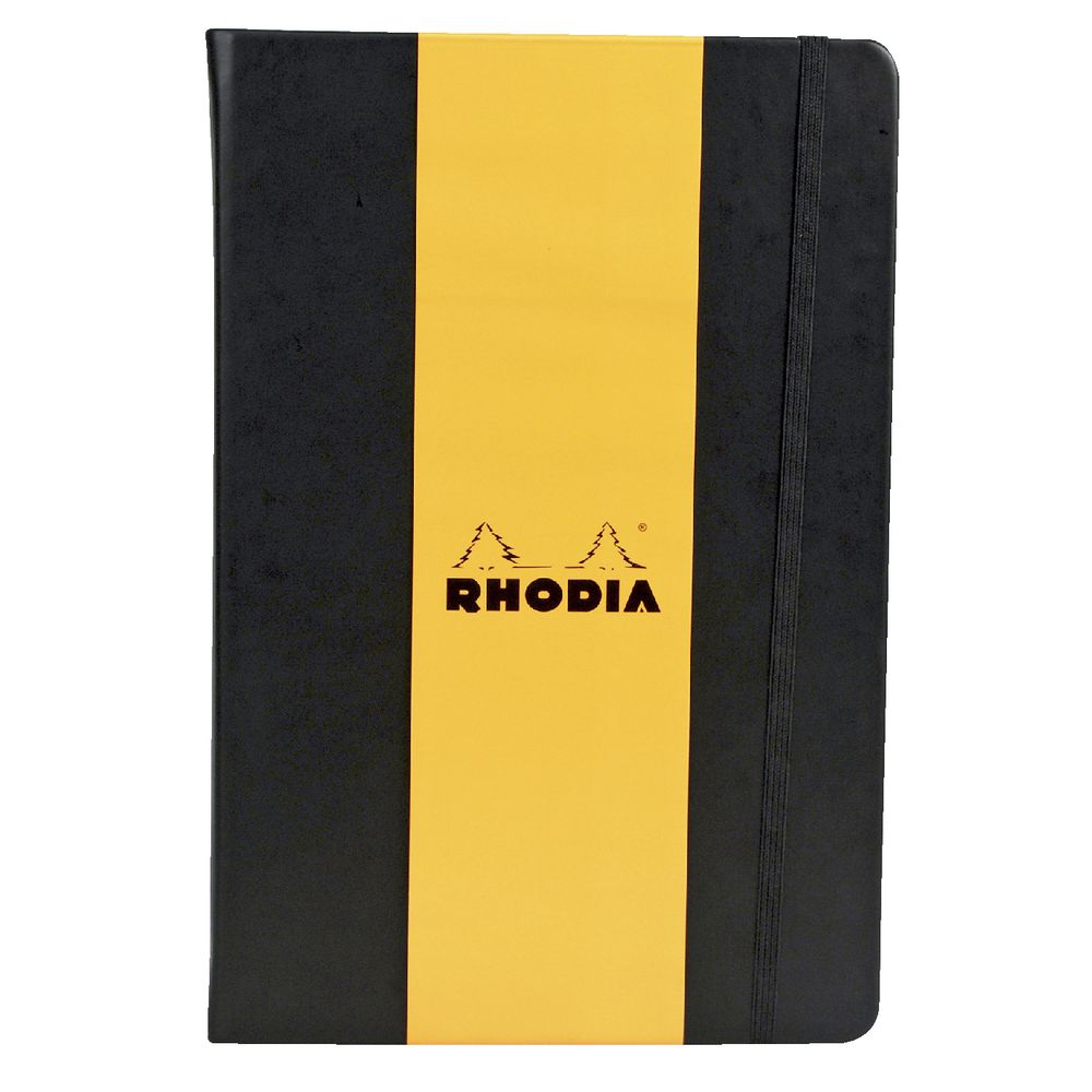 Rhodia Webbie A5 Lined Notebook Black