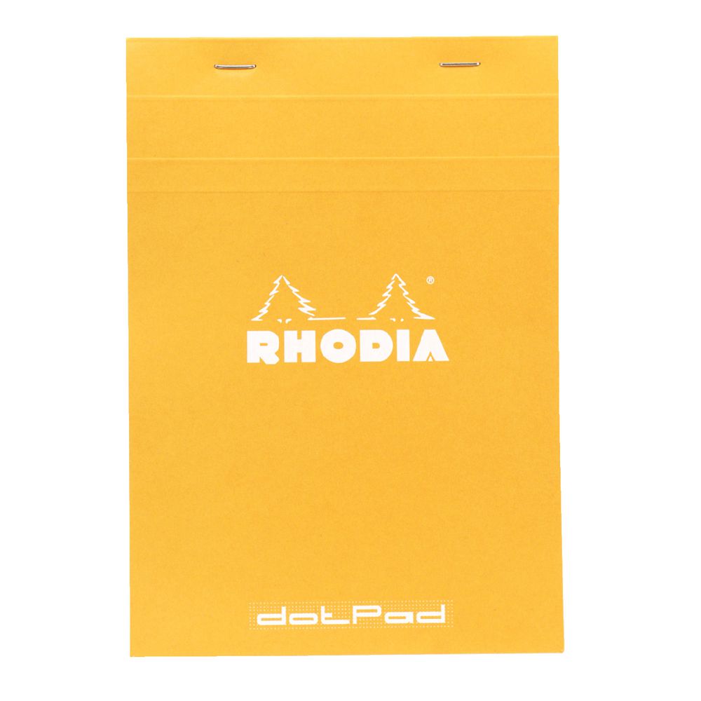 Rhodia No. 12 85 x 120mm Dot Grid Pad Orange