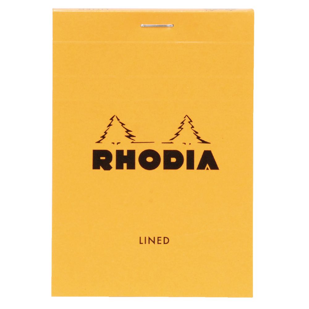 Rhodia No. 12 85 x 120mm Lined Pad Orange