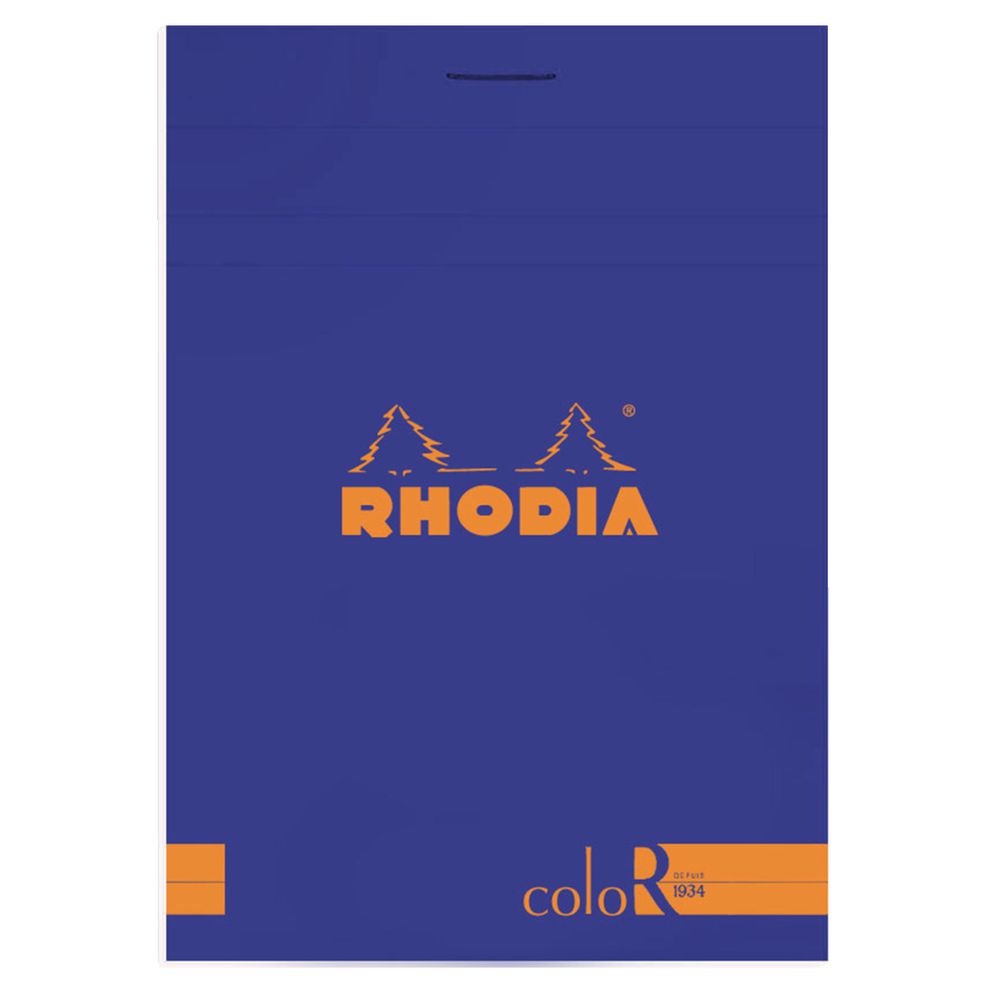 Rhodia No. 12 Premium Lined Notepad Sapphire Blue