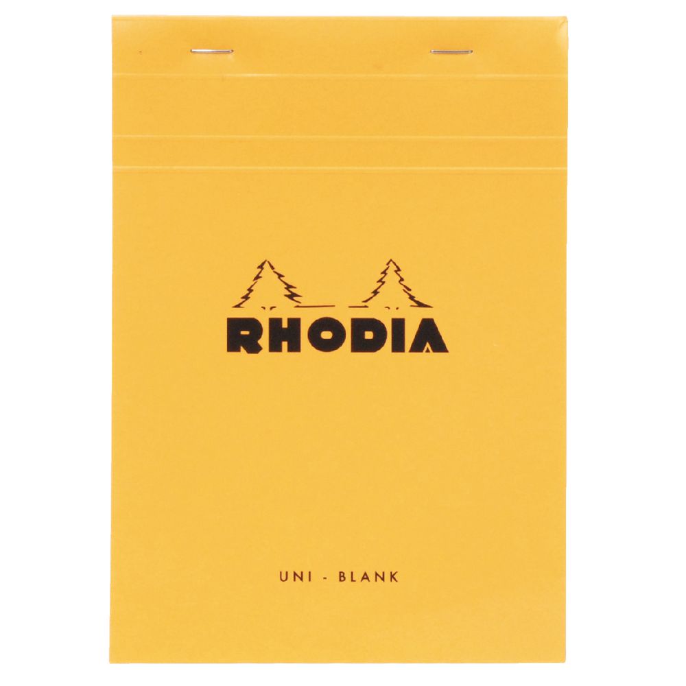 Rhodia No. 16 A5 Plain Pad Orange