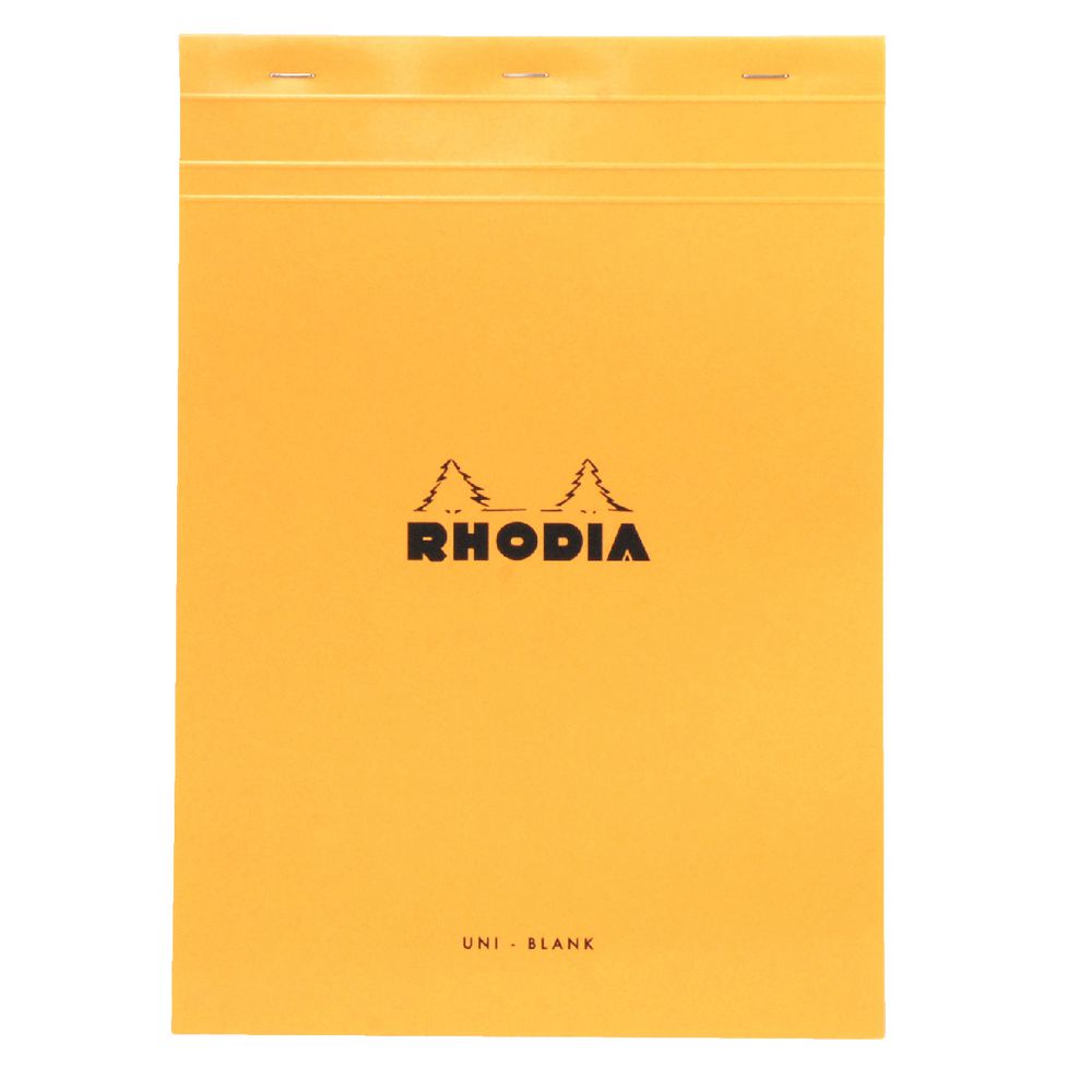 Rhodia No. 18 A4 Plain Pad Orange