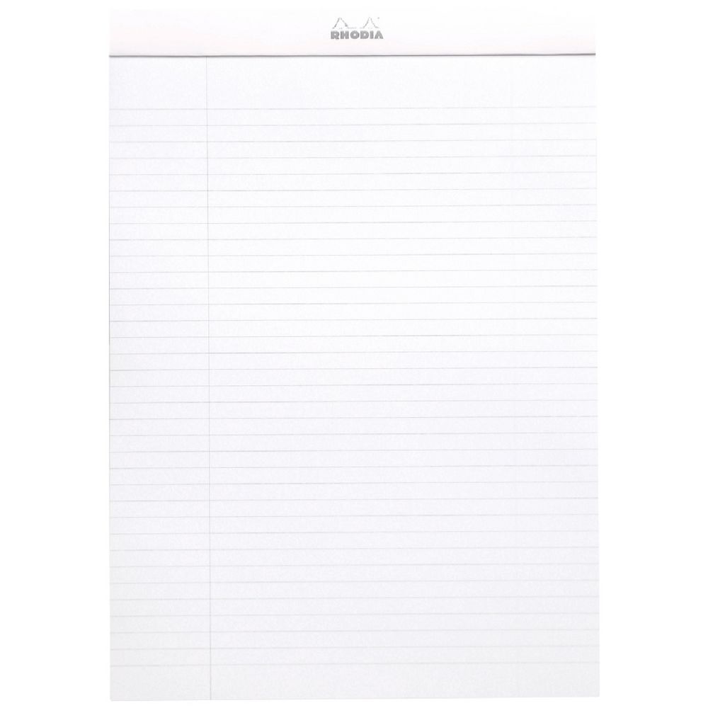 Rhodia No. 18 Ruled A4 Notepad White
