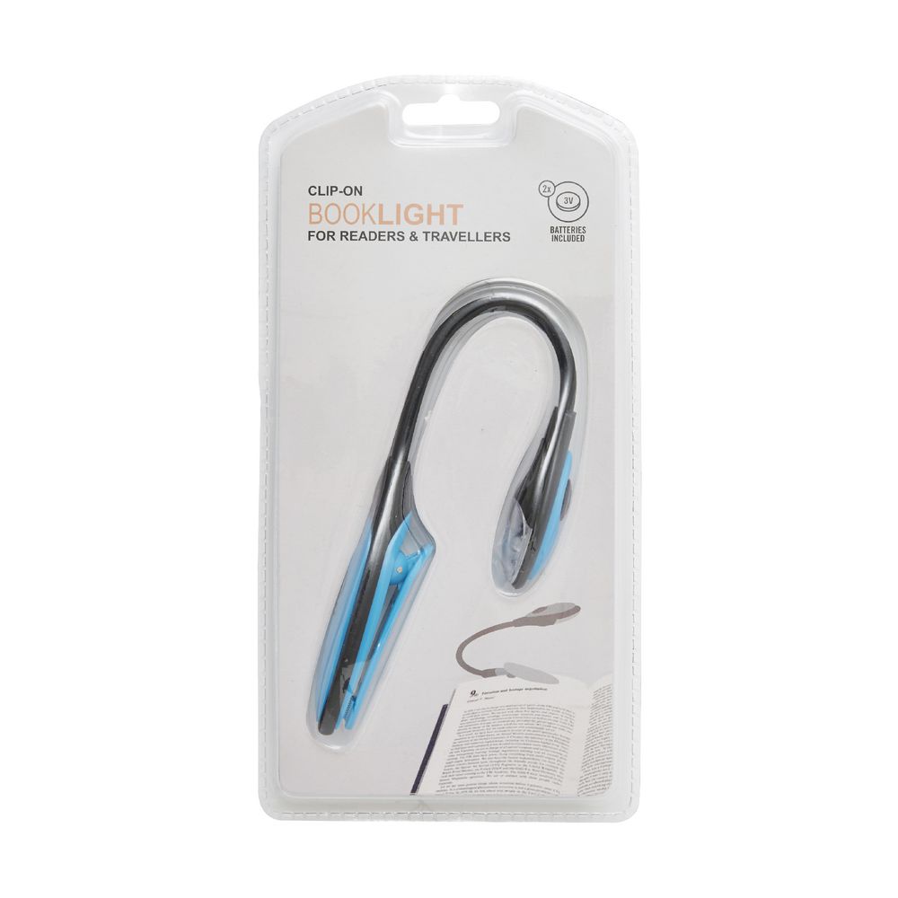 Book Light Clip Blue