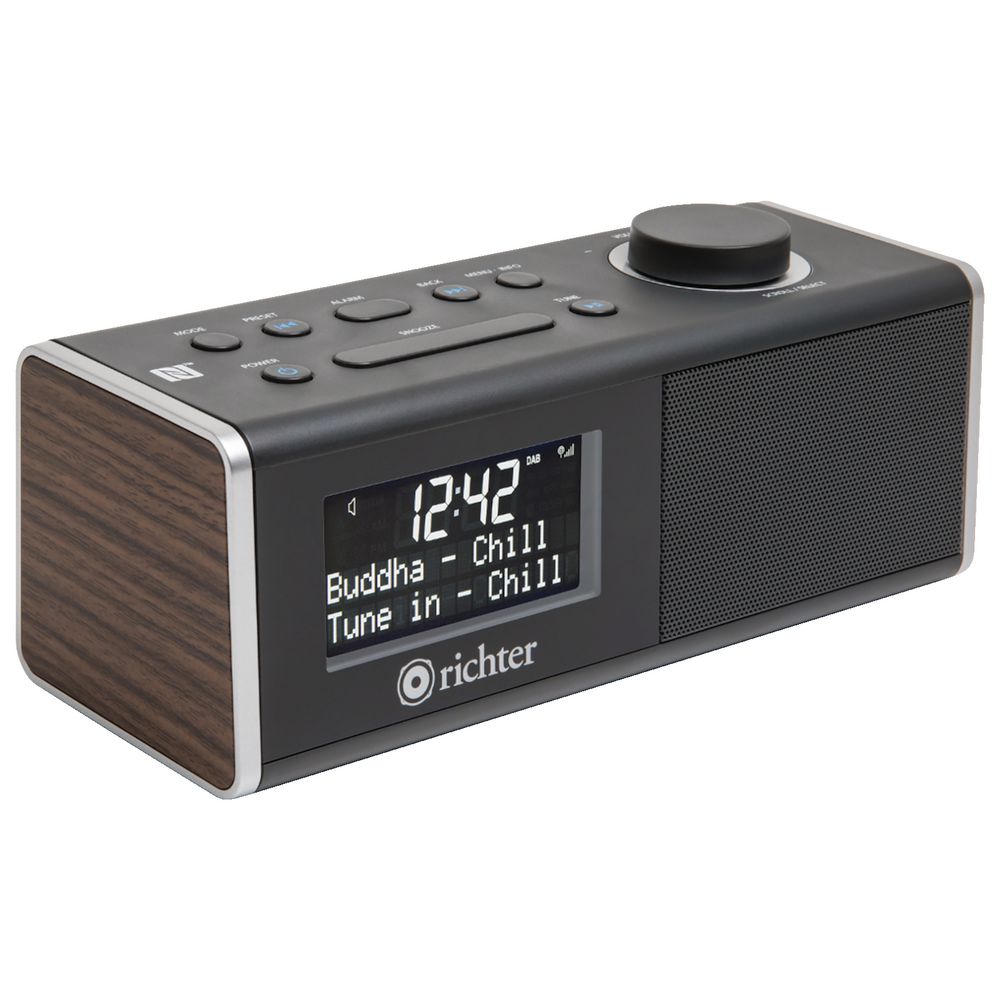 Richter Wake DAB+ FM Alarm Clock with Bluetooth RR40WAL