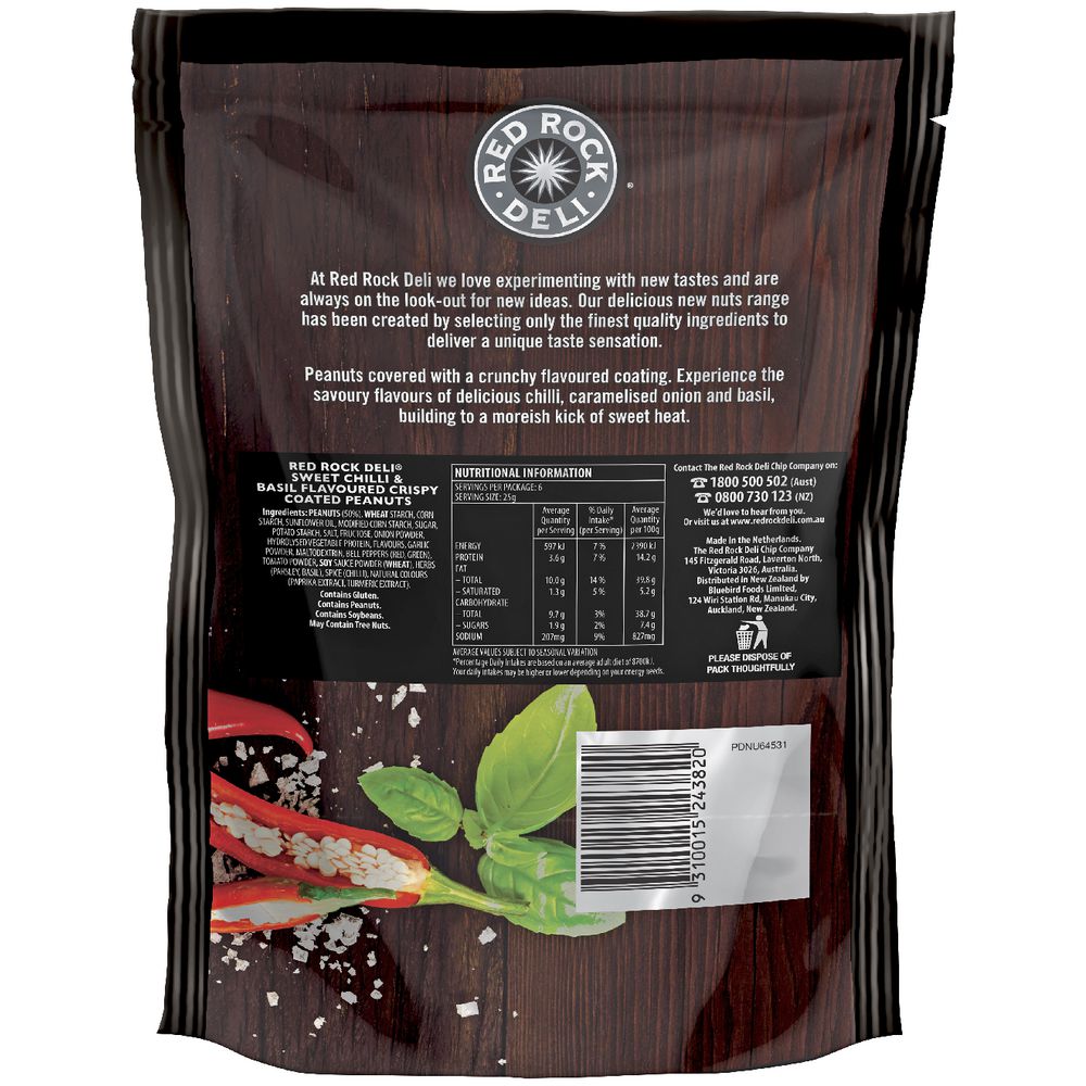 Red Rock Deli Nuts Sweet Chilli 150g