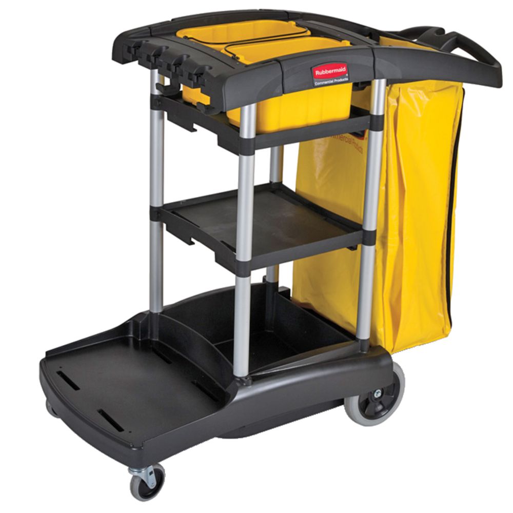 Rubbermaid Janitor Cart High Capacity