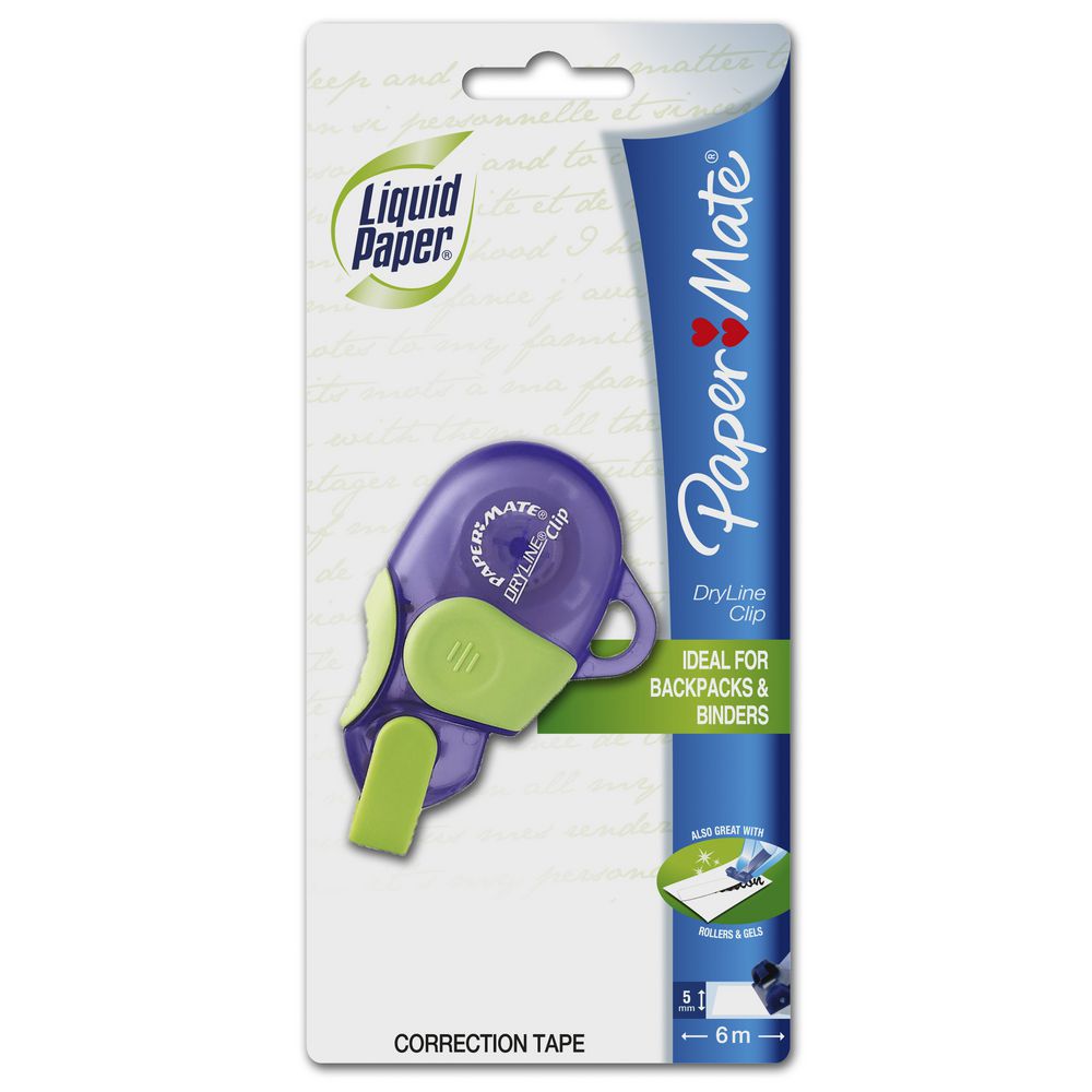 Liquid Paper Dryline Clip Correction Tape 5mm x 6m