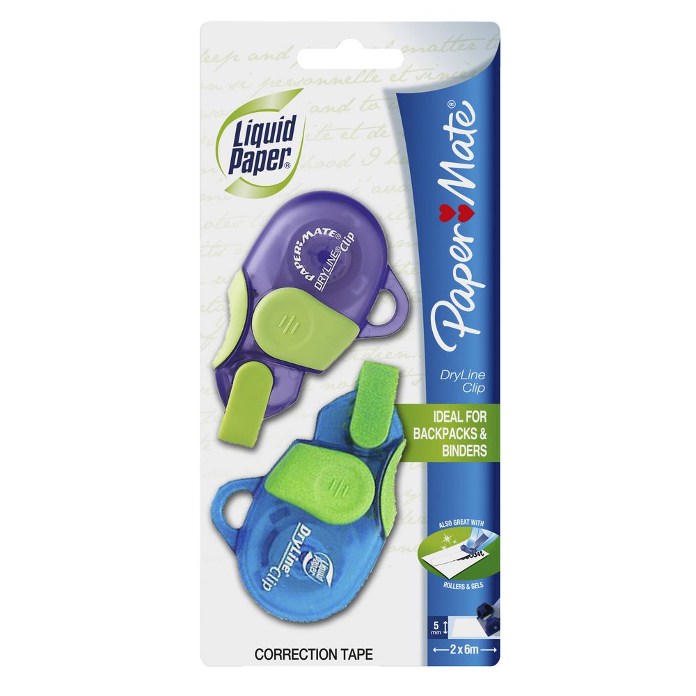Liquid Paper Dryline Clip Correction Tape 5mm x 6m