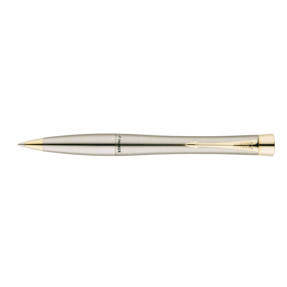 Parker Urban Ballpoint Pen Stainless Steel with Gold Trim