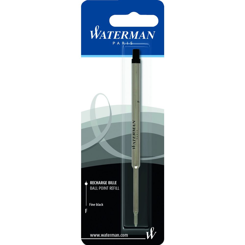 Waterman Ballpoint Pen Refill Fine Black