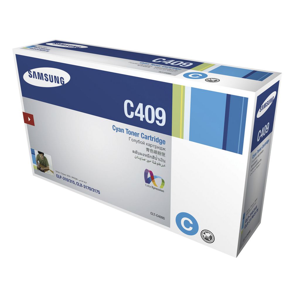 Samsung Toner Cartridge Cyan CLT-C409S