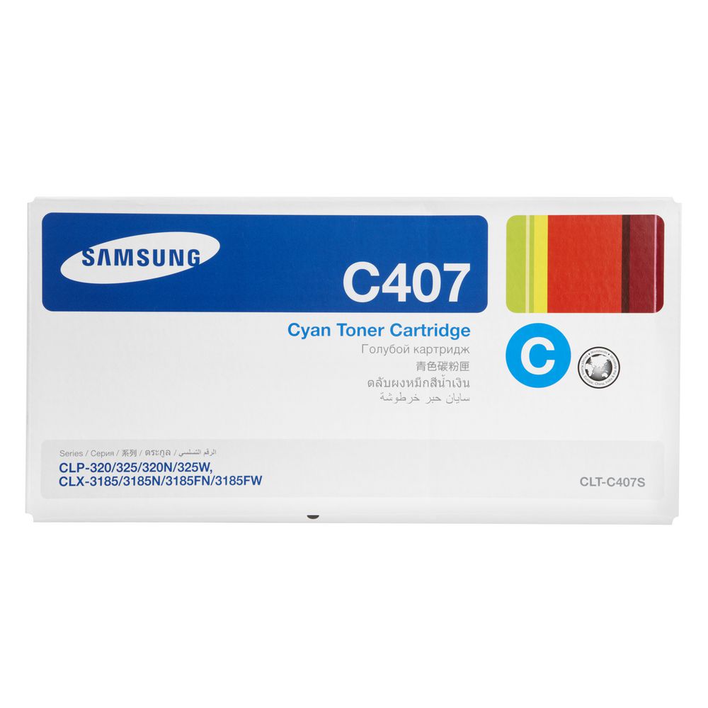 Samsung Toner Cartridge Cyan CLT-C407S