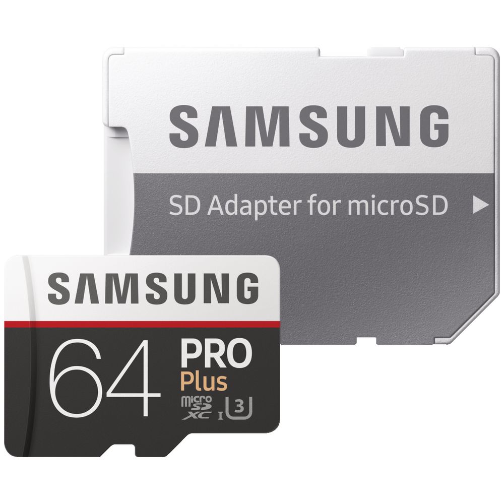 Samsung Pro+ 64GB microSDHC Memory Card