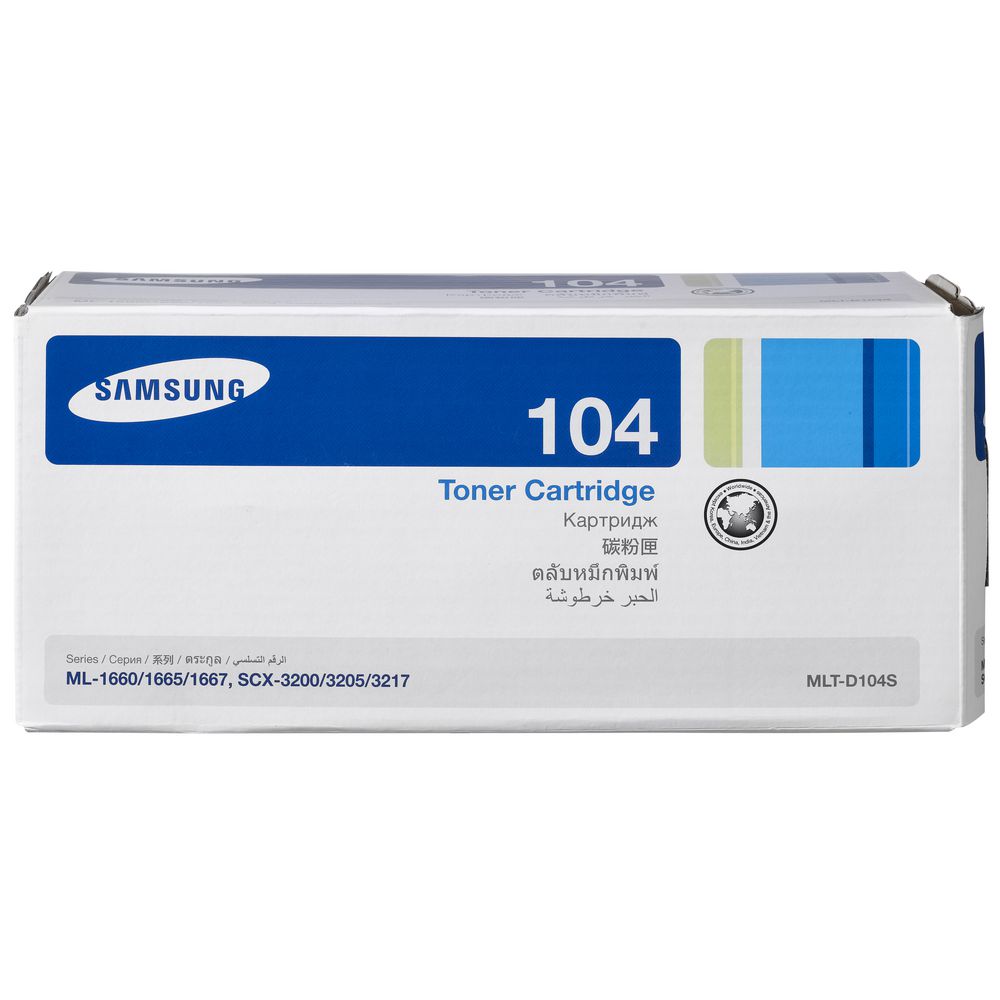 Samsung Toner Cartridge and Drum Unit Black MLT-D104S