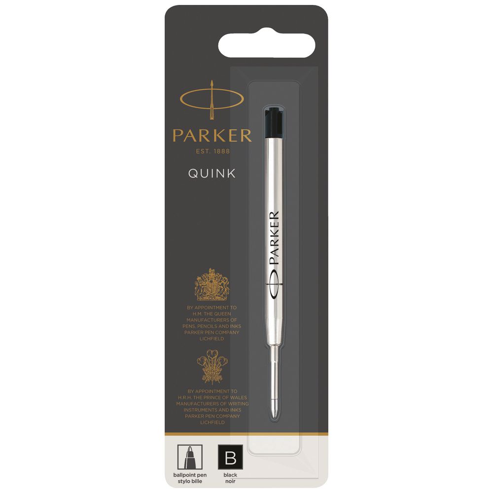 Parker Ballpoint Refill Broad Black