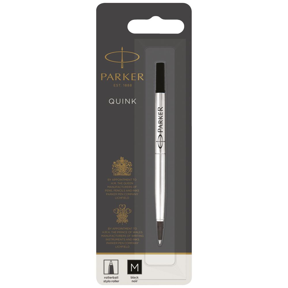 Parker Rollerball Refill Medium Black