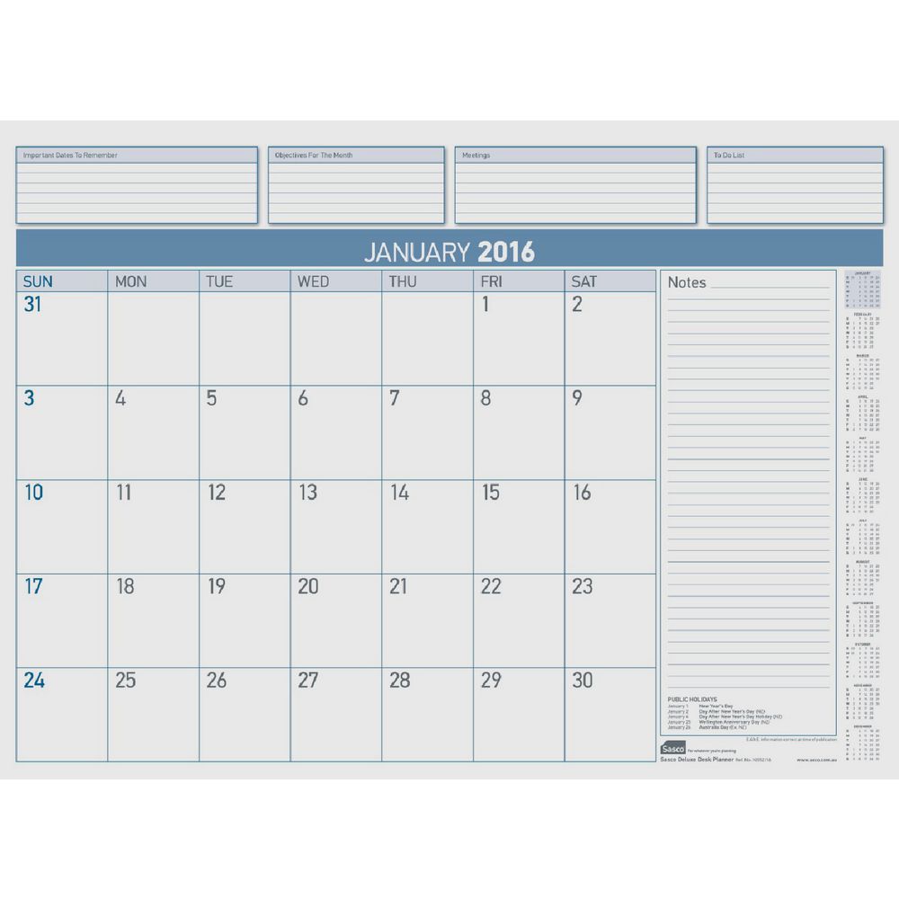 Year Calendar Officeworks : Sasco deluxe desk planner refill officeworks Year Calendar Officeworks : Sasco deluxe desk planner refill officeworks