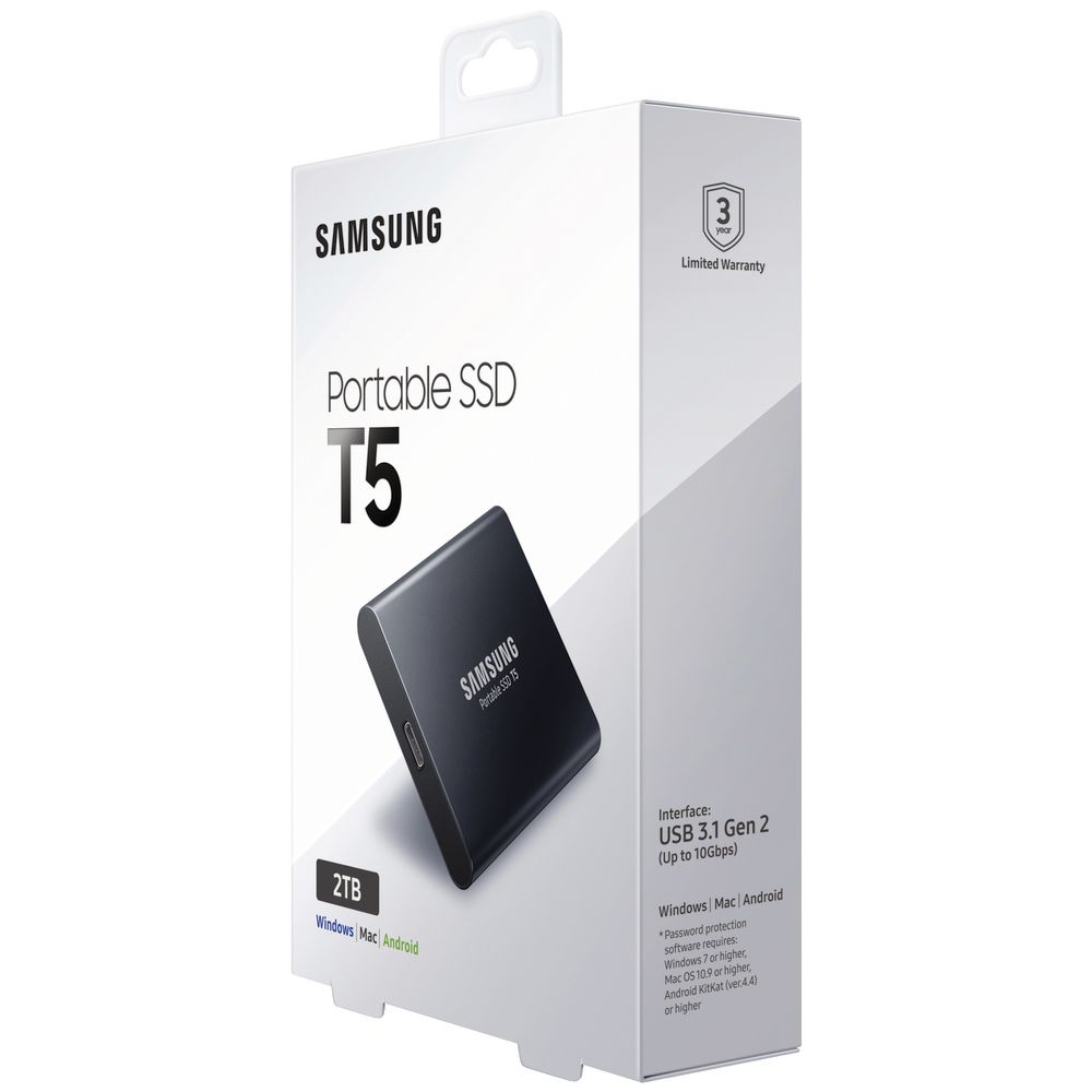 Samsung 2TB Portable Solid State Drive T5
