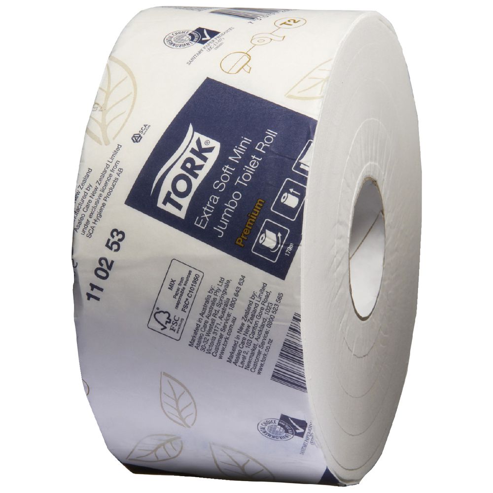 Tork T2 Premium Toilet Paper Jumbo Roll 12 Pack
