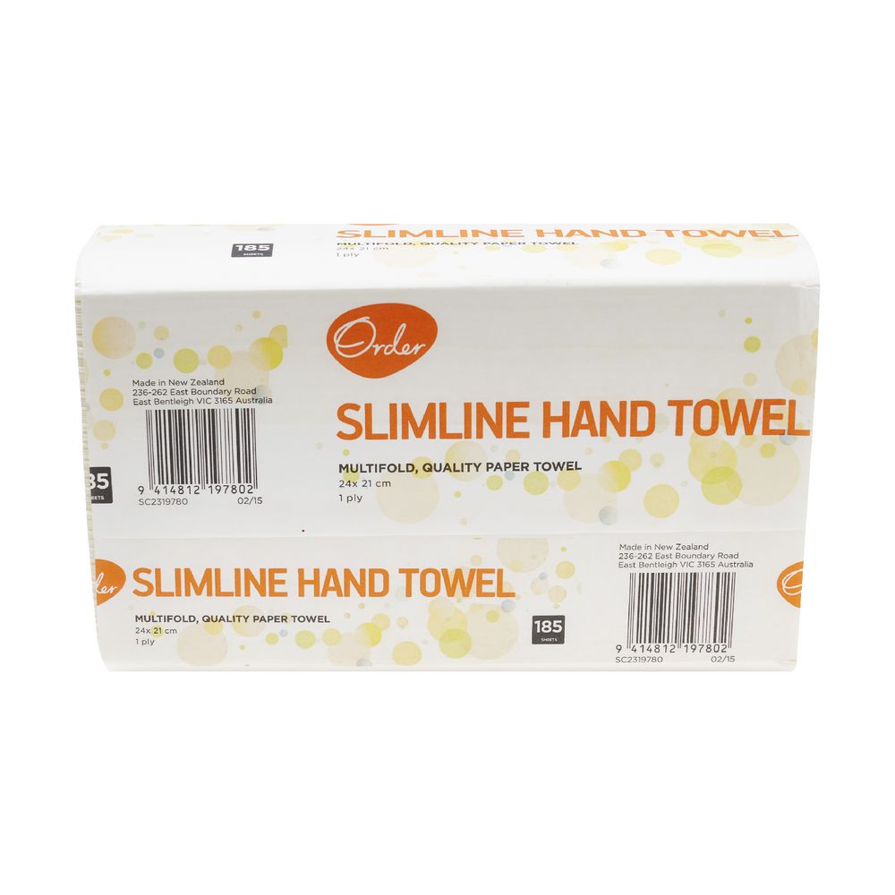 Order Slimline Handtowel 185 Sheet