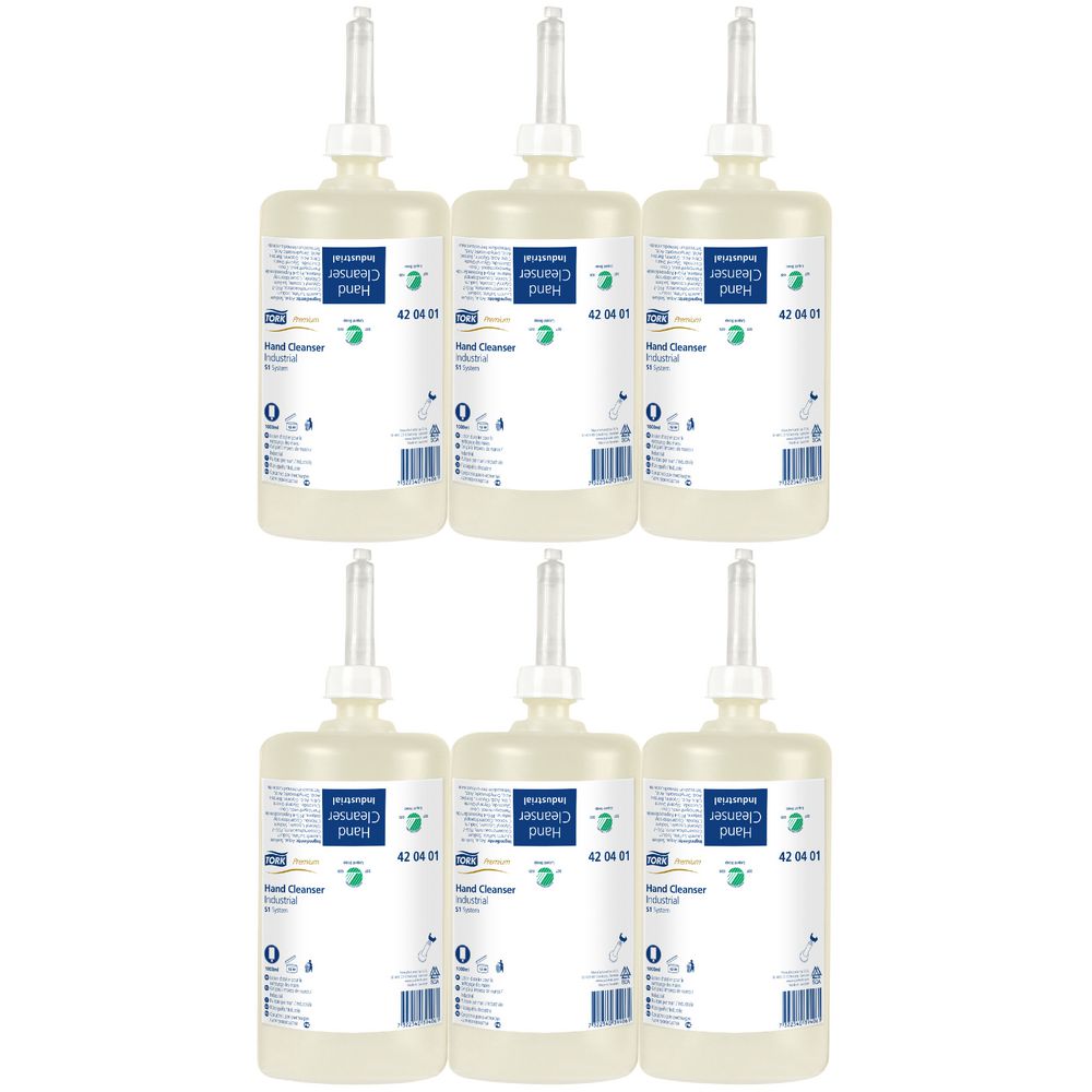 Tork S1 System Industrial Hand Cleanser 1L 6 Pack