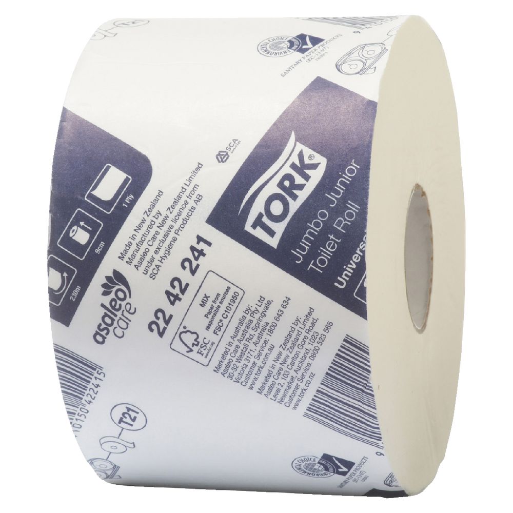 Tork Universal Jumbo Junior Toilet Paper Roll 18 Pack