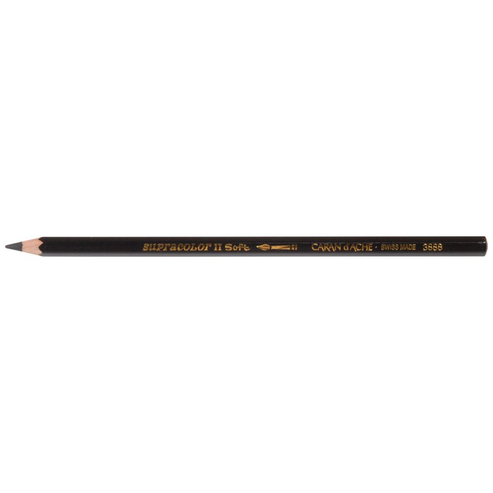 Caran d'Ache Supracolor Soft Aquarelle Pencil Ivory Black