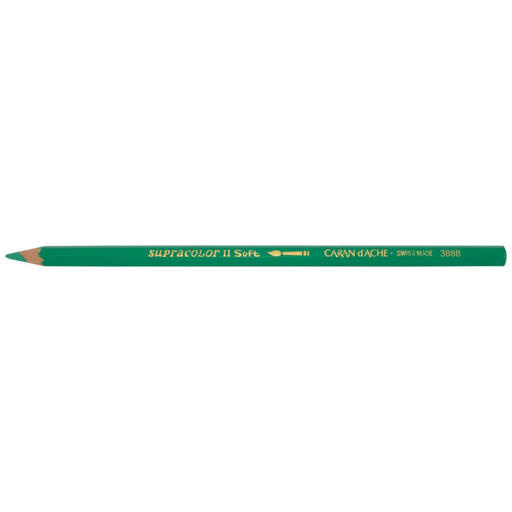 Caran d'Ache Supracolor Soft Aquarelle Pencil Peacock Green