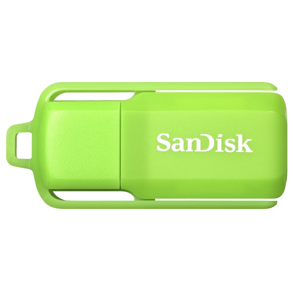 SanDisk Cruzer Switch USB 2.0 Flash Drive 16GB Neon Green