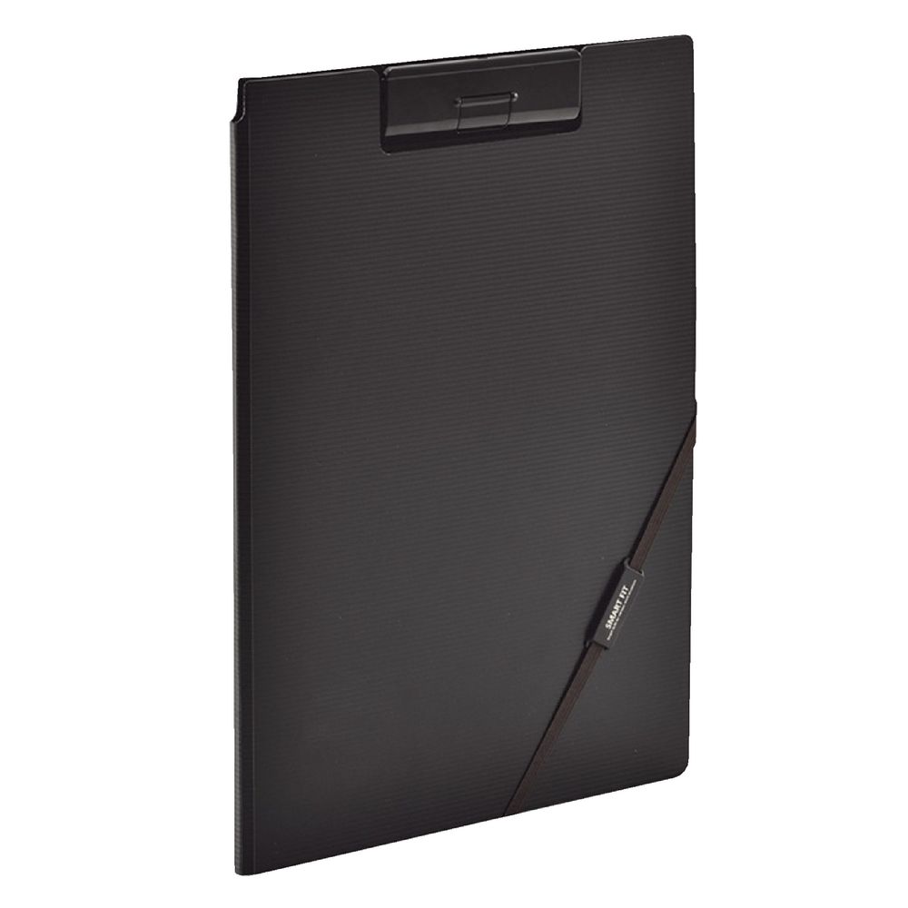 Smart Fit A4 Clip Folder Black