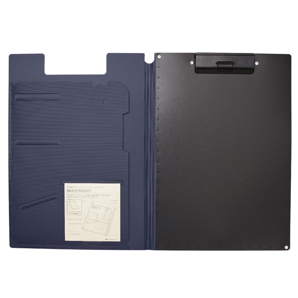 Smart Fit A4 Clip Folder Navy
