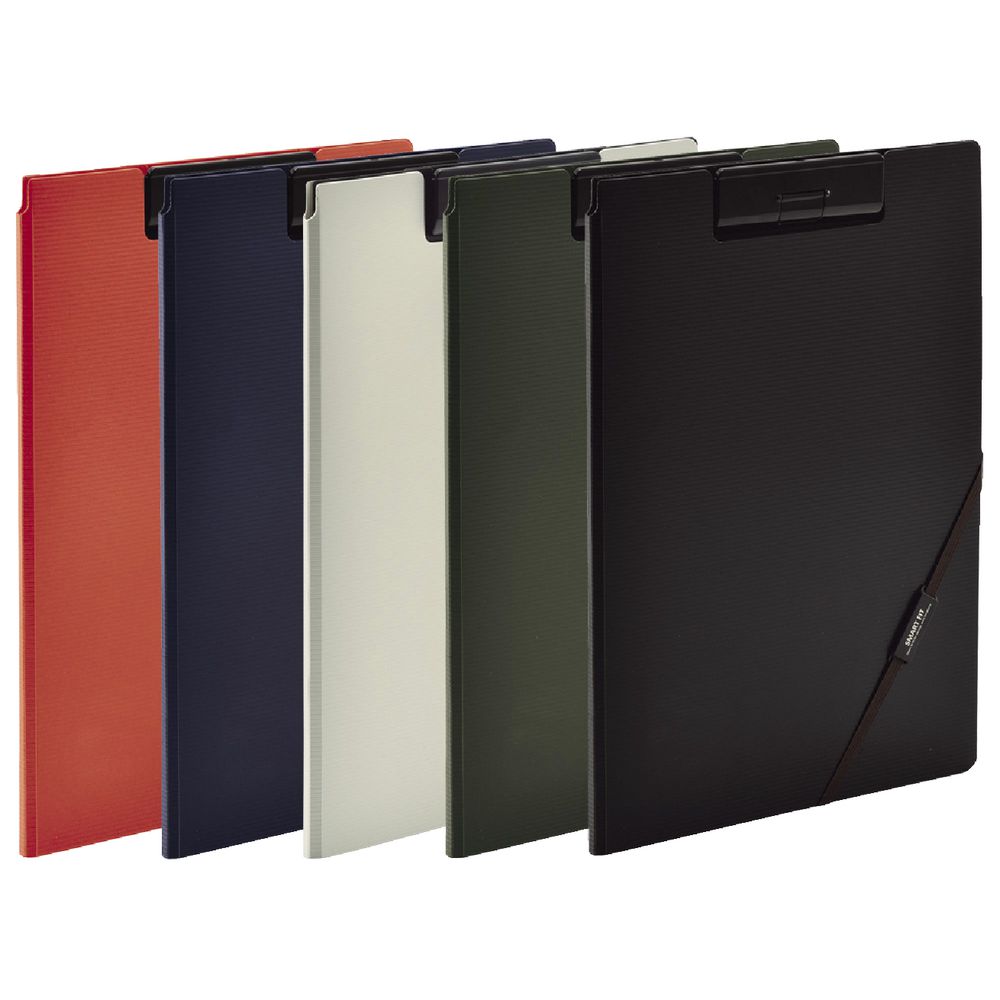 Smart Fit A4 Clip Folder Black