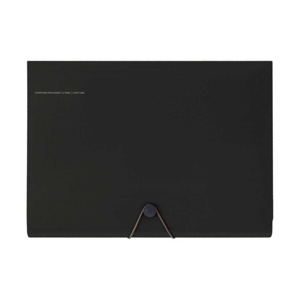 Smart Fit Document Wallet A4 6 Pocket Black