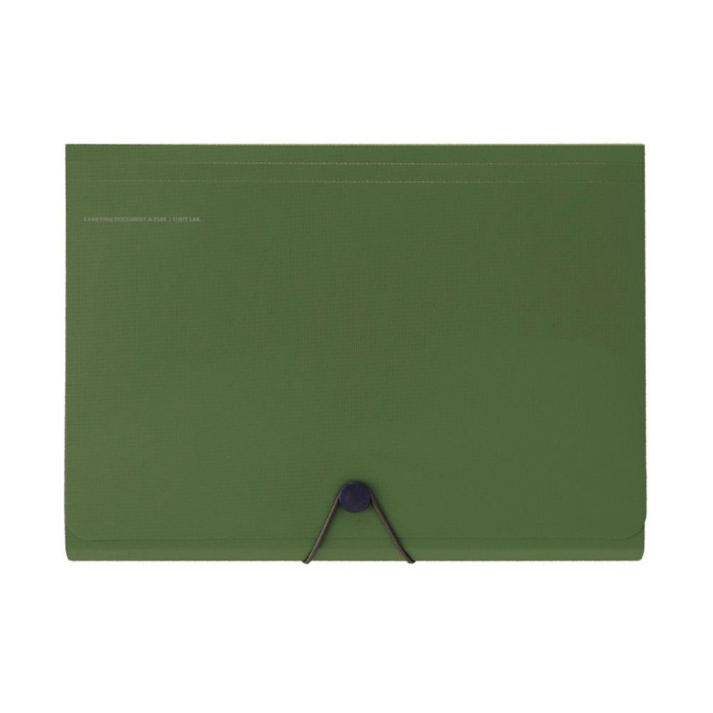 Smart Fit Document Wallet A4 6 Pocket Green
